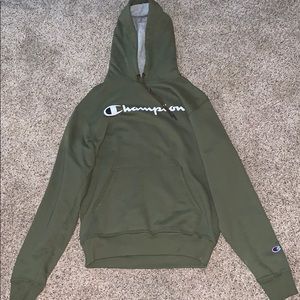 champion logo sweatshirt mens